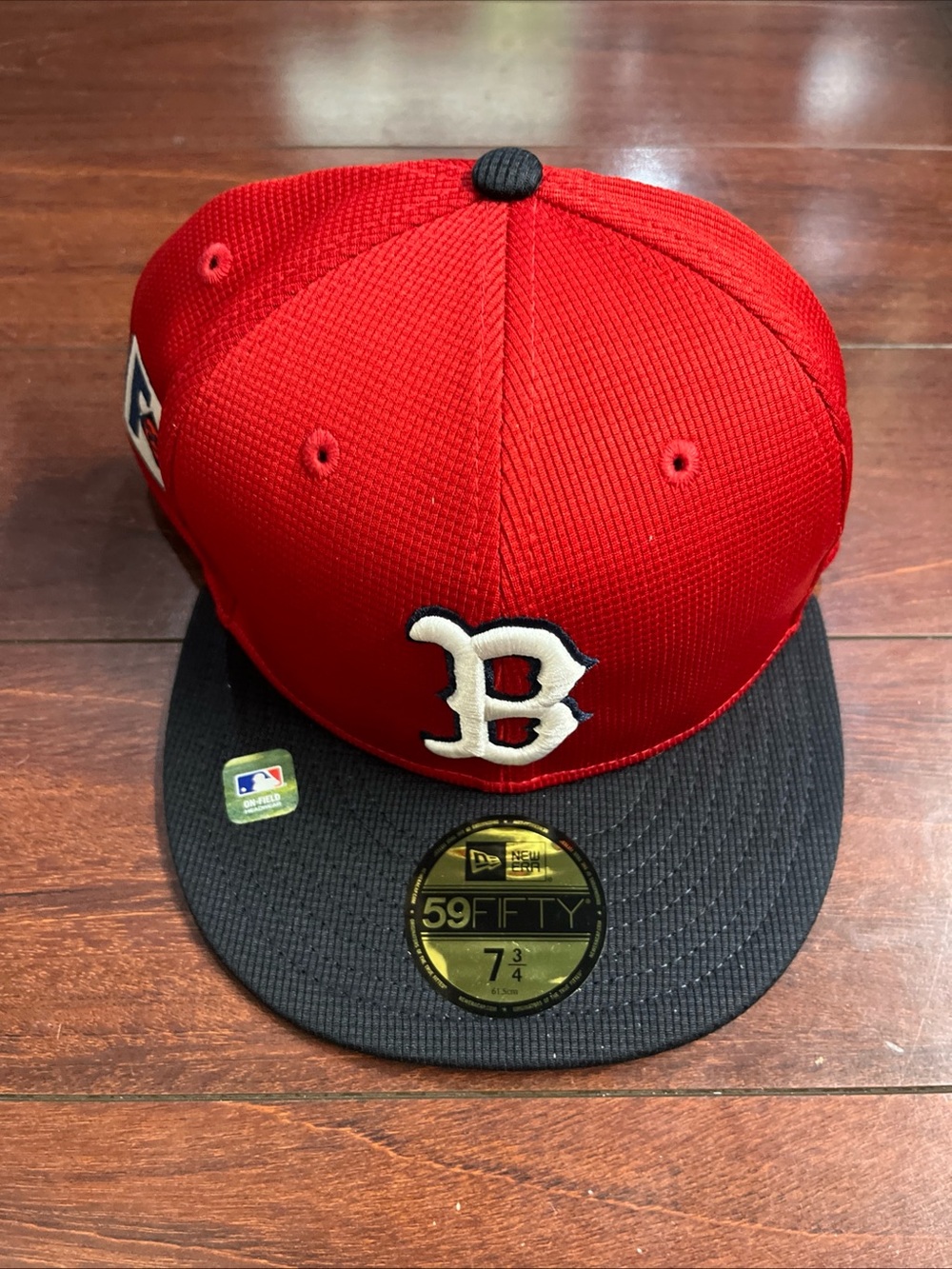 7 3/4 Boston Red Sox 2025 Spring Training Florida New Era 59Fifty Fitted Hat Red